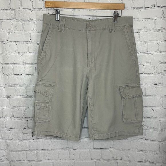 Ecko Unltd Shorts Mens 32 Gray Cargo Utility Casual Outdoor Cotton - Picture 1 of 9